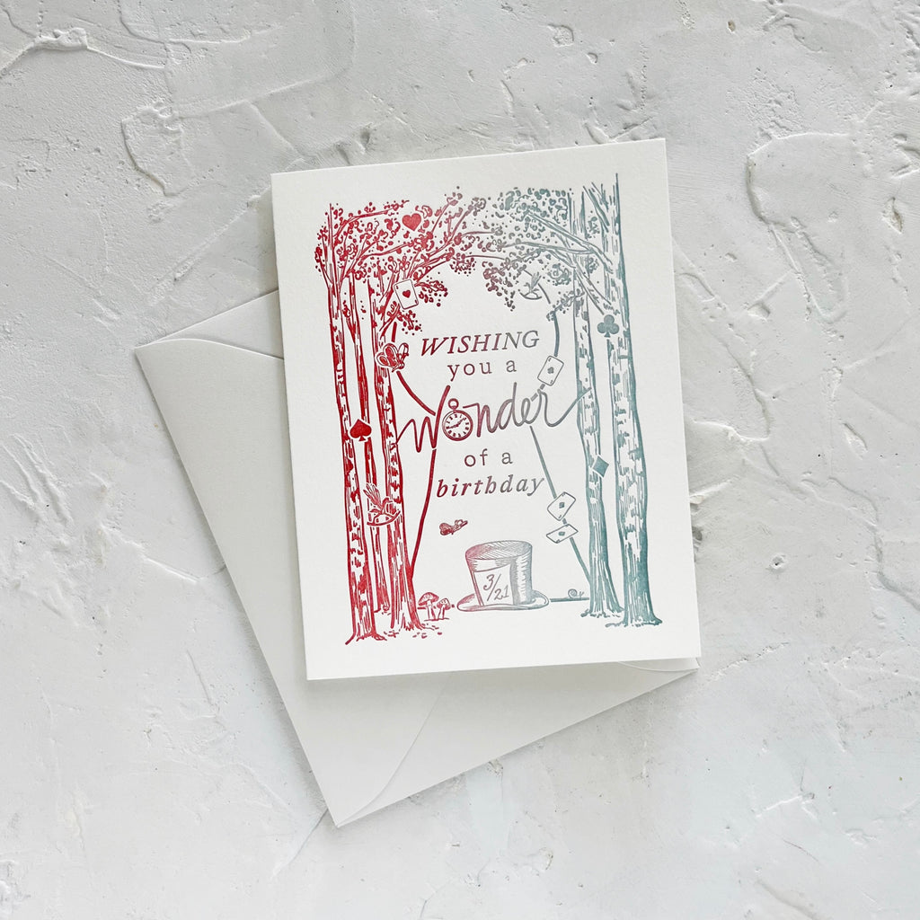 Wishing You a Wonder of a Birthday greeting card