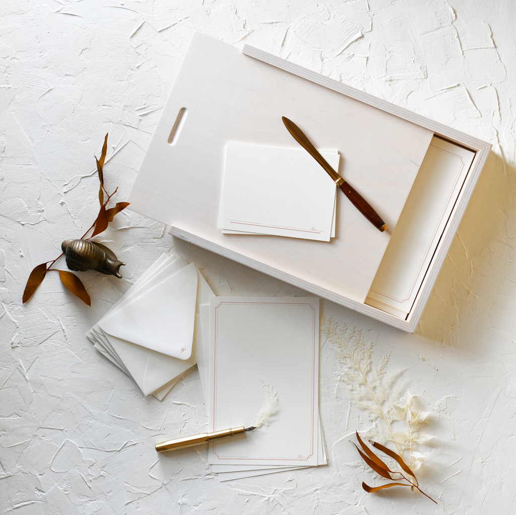 Snail Trail Desktop Letter Writing Set