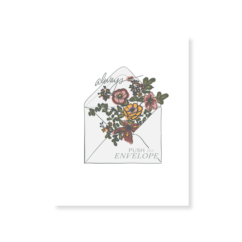 Push the Envelope Art Print