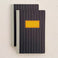 Blue Stripes Menswear Keystone Notebook Journal