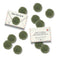 Evergreen Trees Holiday Paper Wax Seal Stickers, Set of 12