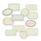Ephemeria Paper Label Stickers, Rainbow