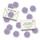 Lavender Stamp Paper Wax Seal Stickers, Set of 12