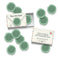 Mint Envelope Paper Wax Seal Stickers, Set of 12