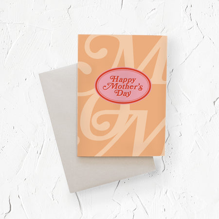 Happy Mother's Day vintage style greeting card