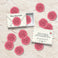 Pink Heart Envelope Paper Wax Seal Stickers, Set of 12