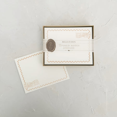 Postage Stamp Boxed Notes, Set of 6