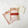 Letter writing sheets with a romantic styled bookcase and romantasy icons