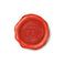 Red Santa Mug Holiday Paper Wax Seal Stickers, Set of 12