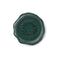 Dark Green Wreath Holiday Paper Wax Seal Stickers, Set of 12