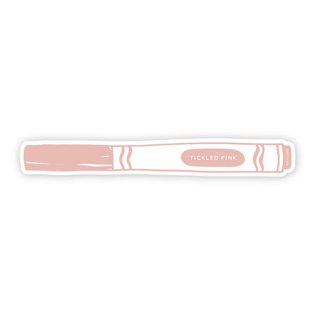 Tickled Pink marker (actual size!) sticker