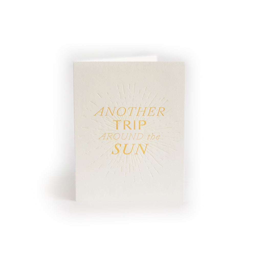 Another Trip Around the Sun greeting card