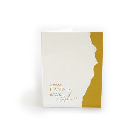 Extra Candle, Extra Wish greeting card