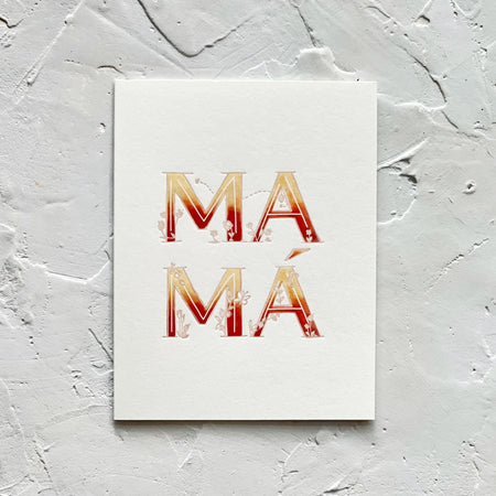 Mama heritage greeting card