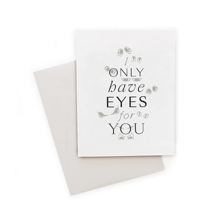 Only Have Eyes for You halloween greeting card