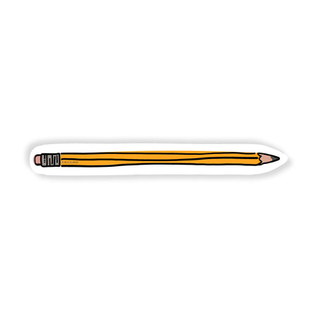 Pencil (actual size!) sticker