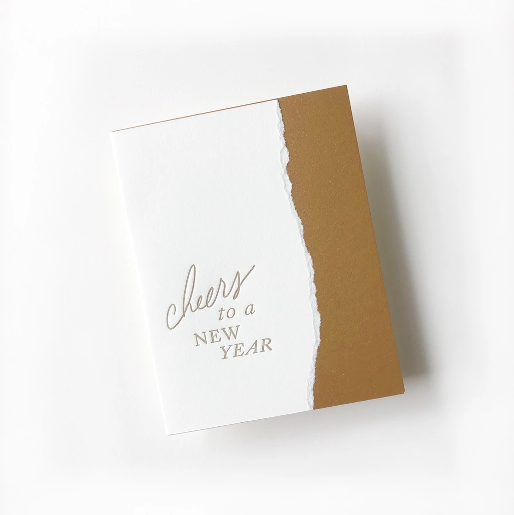 Cheers to a New Year greeting card
