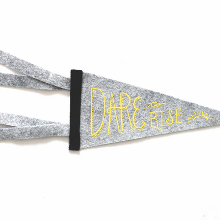 Dare to Rise pennant card