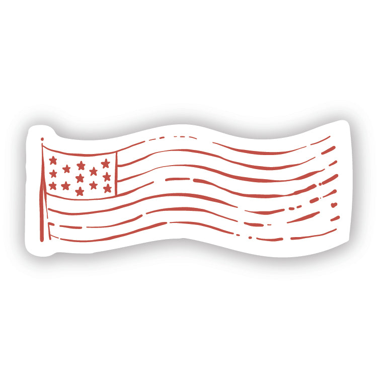 Flag Cancellation sticker set