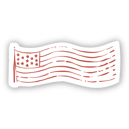 Flag Cancellation sticker set