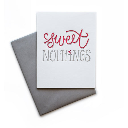 Sweet Nothings greeting card