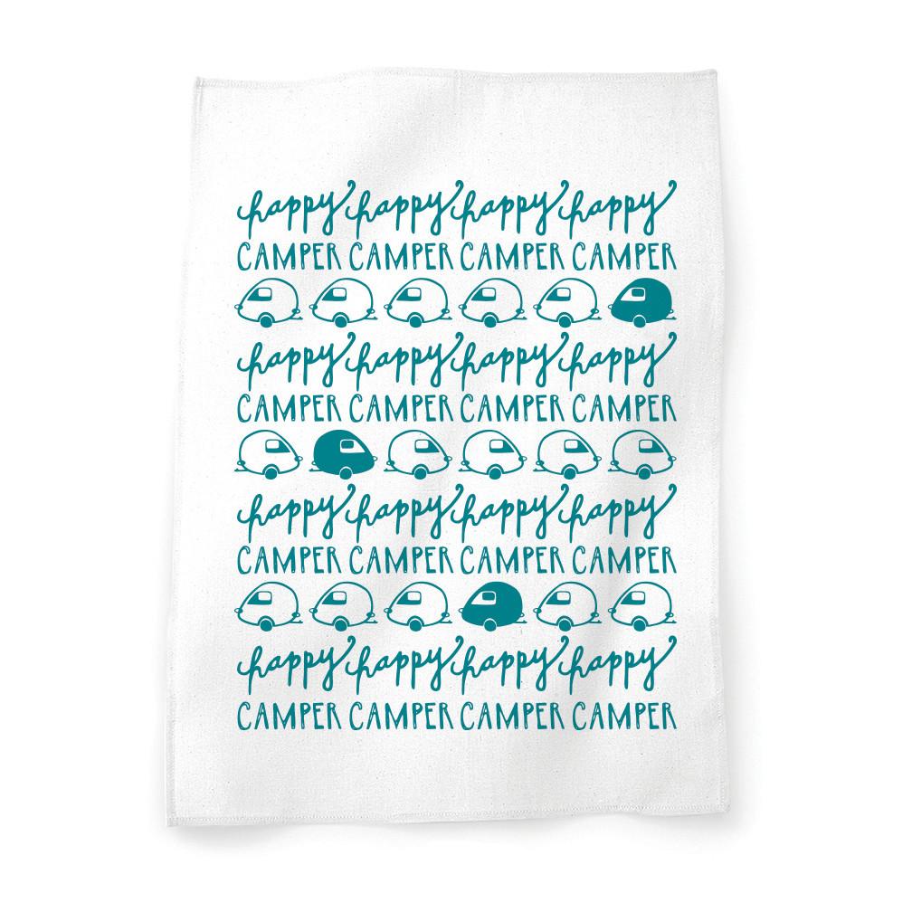 Happy Camper Tea Towel