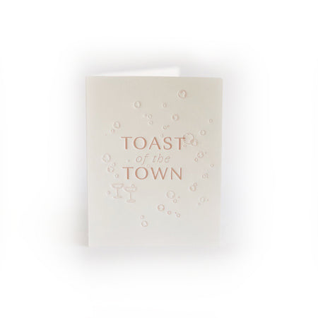 Toast of the Town greeting card